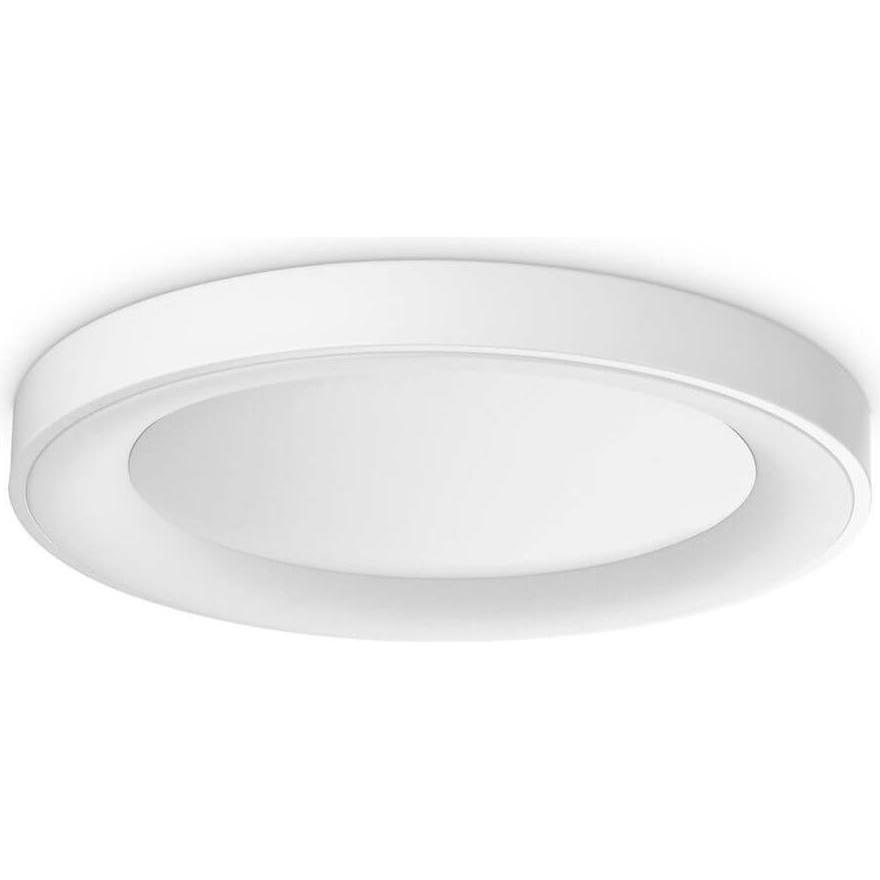 Ideal lux, Wandleuchte + Deckenleuchte, PLANET LED Deckenleuchte 28W ⌀500mm Weiss warmweiss 312354 (2600 lm)
