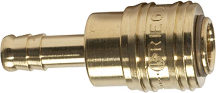 Actual product image Riegler Quick-release coupling 13mm grommet measuring port NW 7.2 max. 35bar (Hitch, 13 mm)