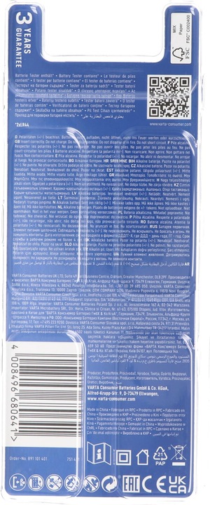 Productafbeelding Varta LCD Digitale Batterijtester