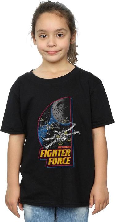 Image du produit Star Wars - T-shirt FIGHTER FORCE - Fille (140, 146)
