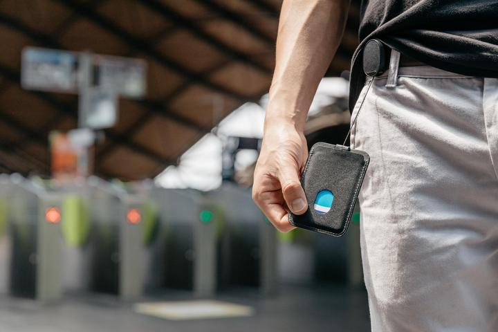 Actual product image Orbitkey ID Card Holder with Lanyard, black