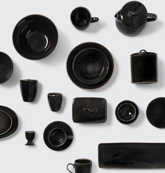 Image du produit Broste Copenhagen NORDIC COAL Plateau à gâteaux 30 cm
