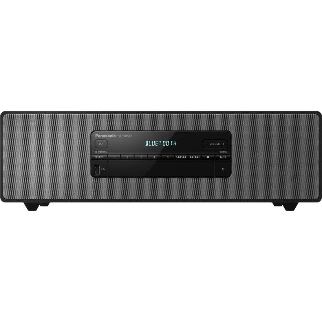 Panasonic SC-DM502E-K (Bluetooth, CD Player, 1x 40 W), Stereoanlage, Schwarz