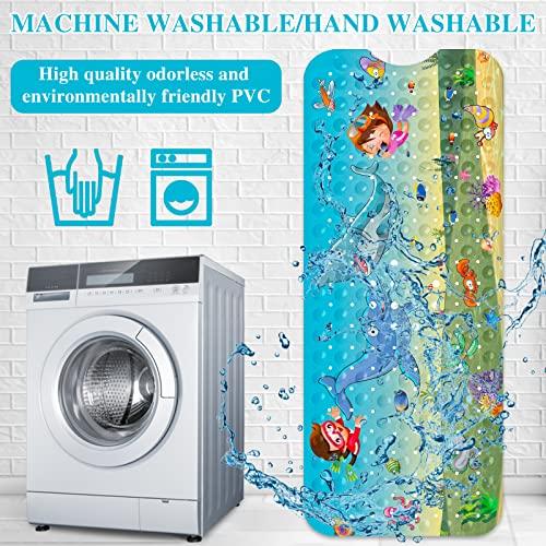 Produktbild Activity Board rutschfeste Kinder Badewannenmatte 100x40 cm Antirutschmatte Badewanne BPA Free Extra Lange