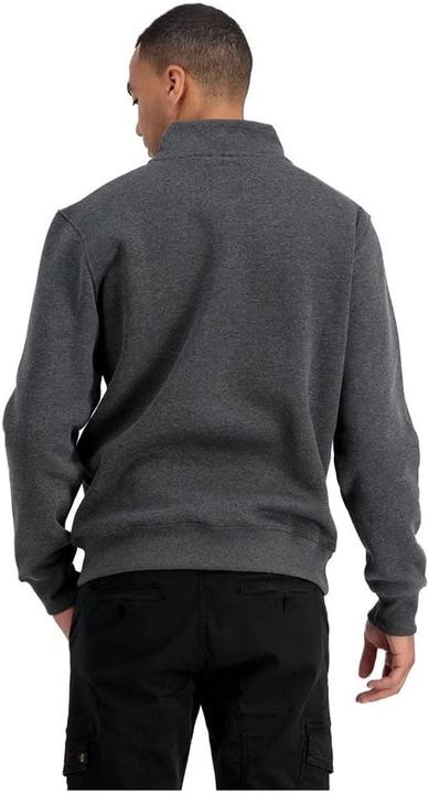 Produktbild Alpha Industries SL met halve rits voor heren Charcoal Heather/White (M)
