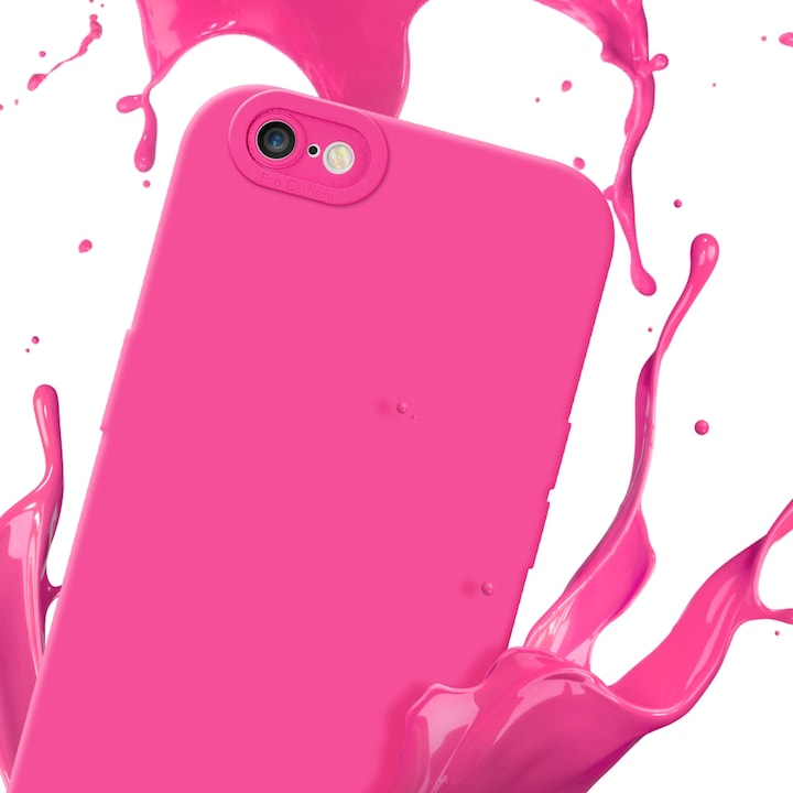 Productafbeelding Cadorabo Hoesje voor Apple iPhone 6 PLUS / 6S PLUS in TPU Fluid LM162 Style (Apple iPhone 6 Plus)
