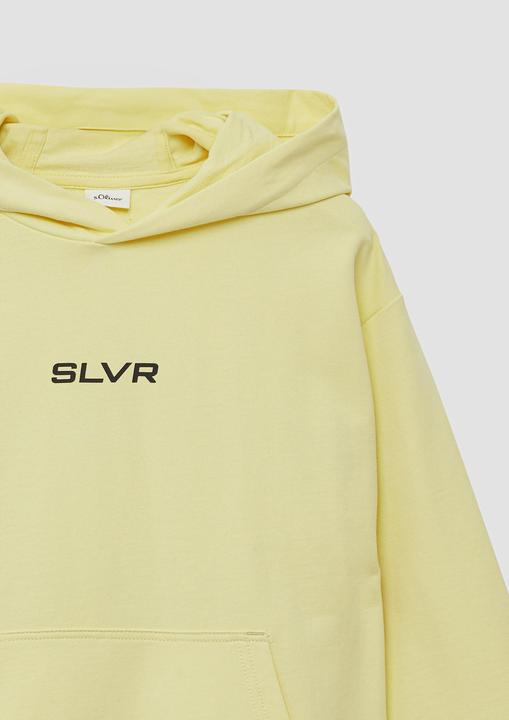 Produktbild S.Oliver Sweatshirt Oversize-Hoodie mit Front- und Rückenprint (134, 140)