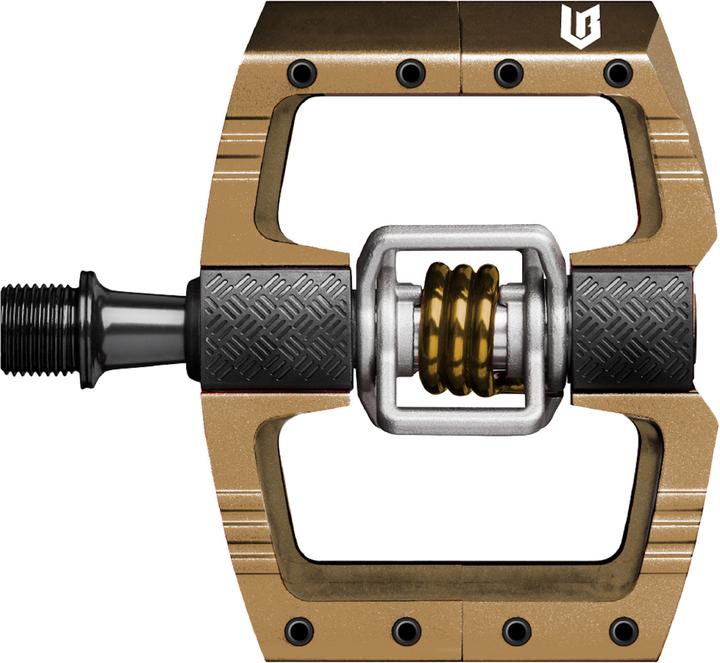 Actual product image Crankbrothers Mallet DH Klick-Pedal, Loic Bruni Signature Edition, bronze/black