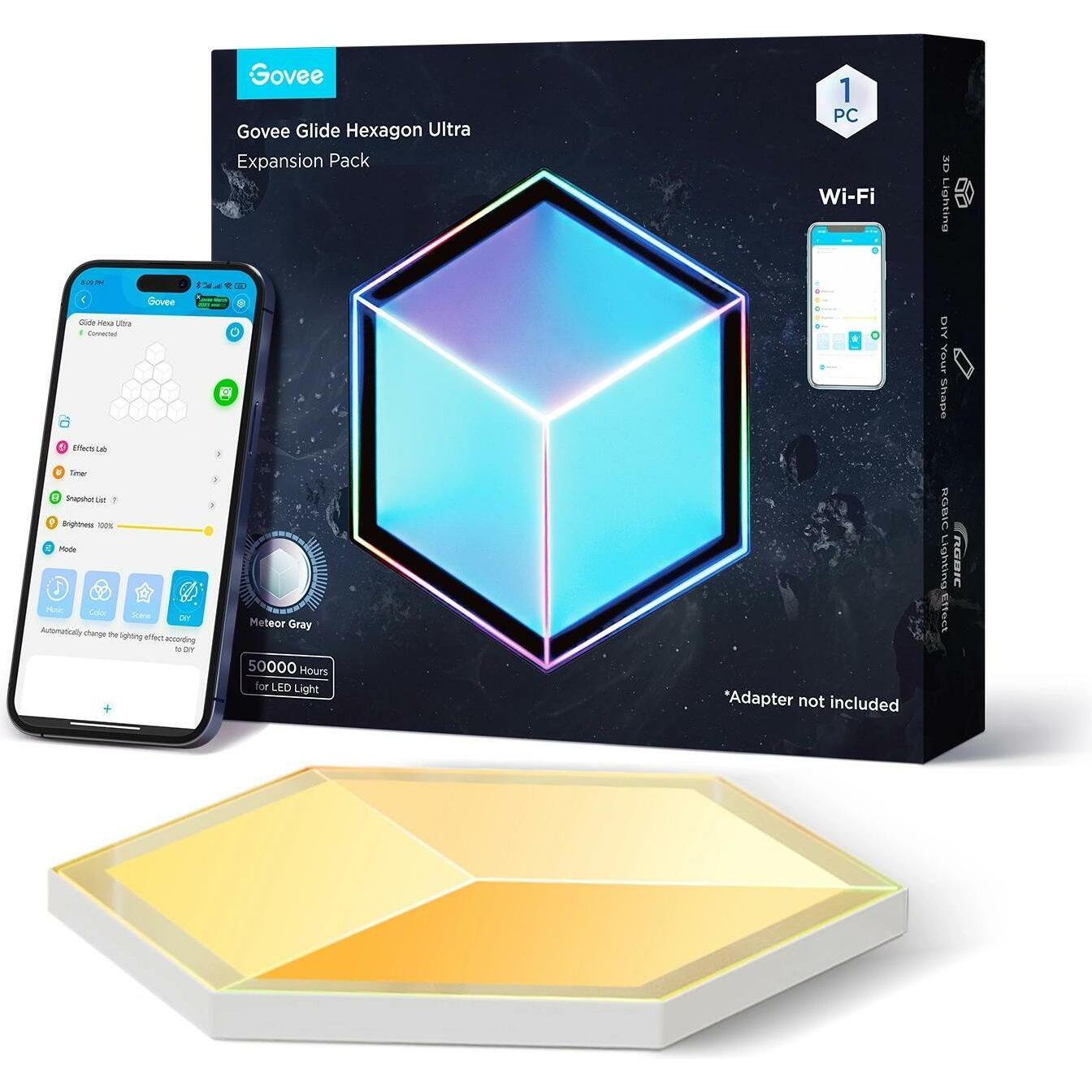 Govee, Applique + Plafoniera, Glide Hexa Ultra