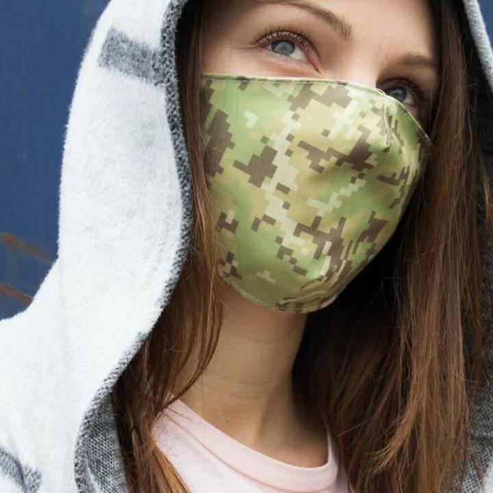 Priocare Reusable Fashion Textile Mask, Pattern 7 (1 x)