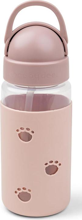 Produktbild Done by Deer Trinkflasche Easy-grip mit Strohhalm, Elphee Rosa (0.35 l)
