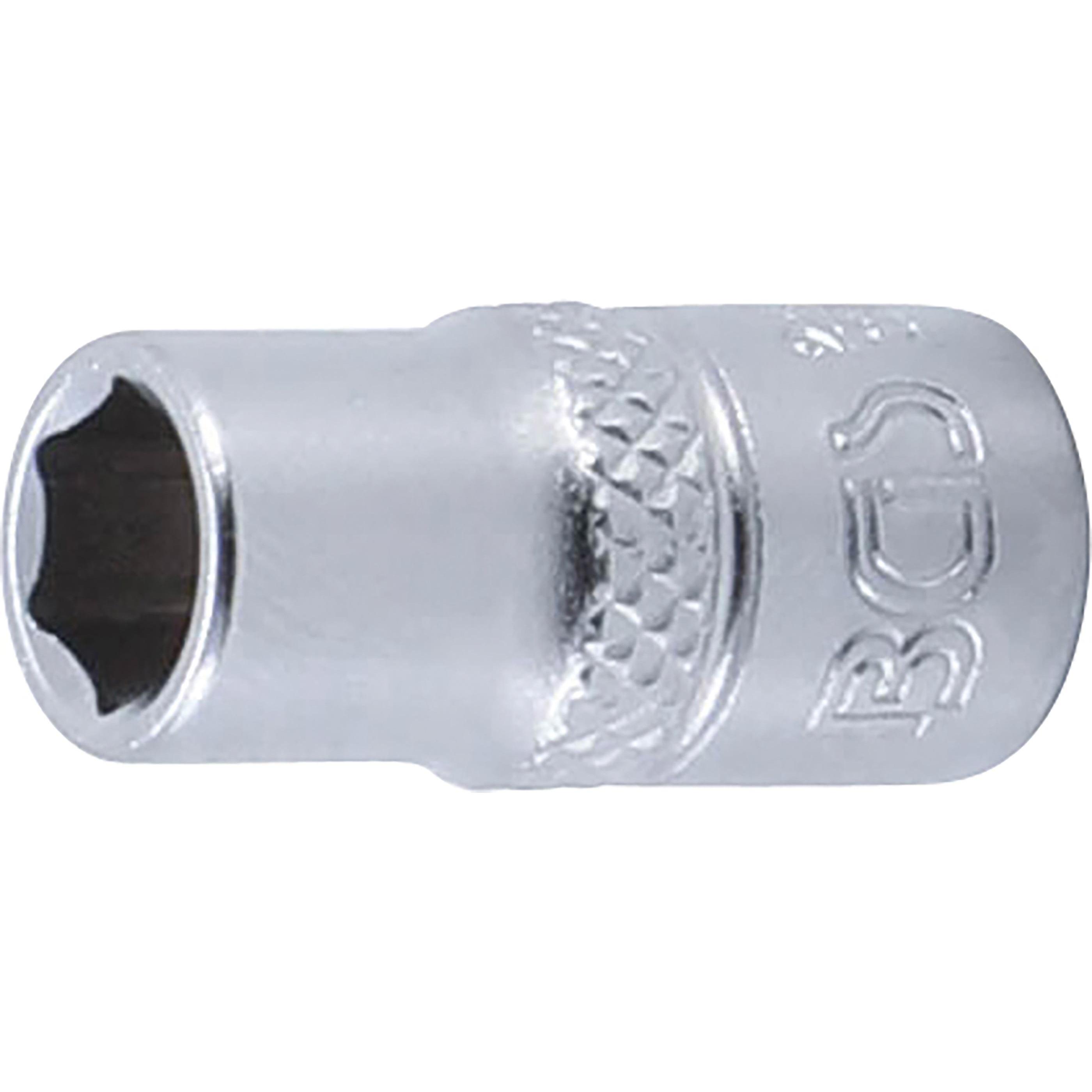 BGS, Steckschlüssel + Stecknuss, Steckschlüssel-Einsatz Sechskant Antrieb Innenvierkant 6,3 mm (1/4") SW 7 mm (7 mm)