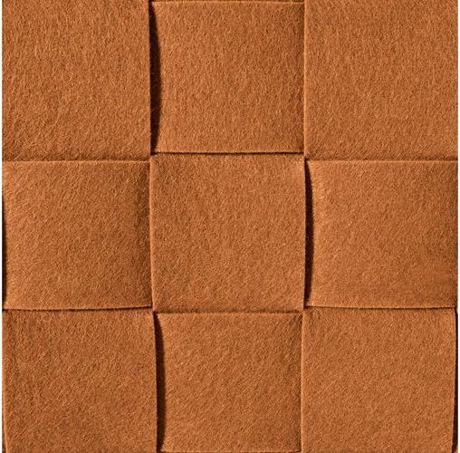 Actual product image N8werk Felt storage basket 32 cm rust brown (1 x, 32 x 32 x 32 cm)