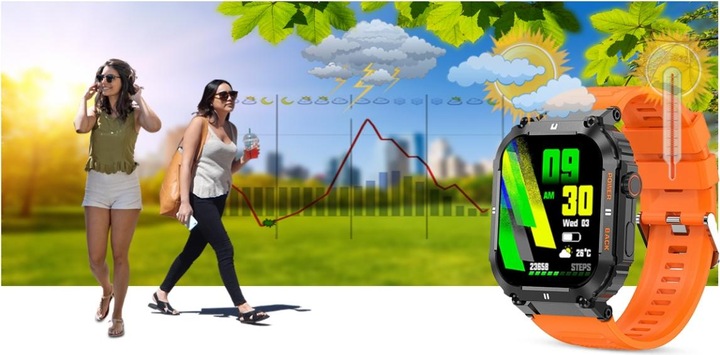 Immagine prodotto Gravity SMARTWATCH MĘSKI GT6-3 - WYKONYWANIE POŁĄCZEŃ, MONITOR SNU (sg020c)