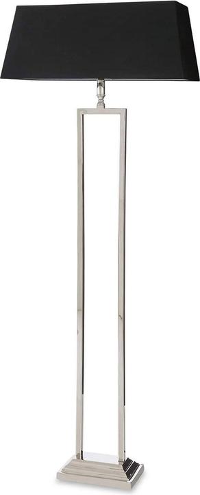 Produktbild Loberon Stehlampe Barki schwarz/silber (E27)