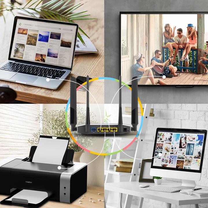 Produktbild Zyxel NBG6604 AC1200 Dual-Band Wireless Router