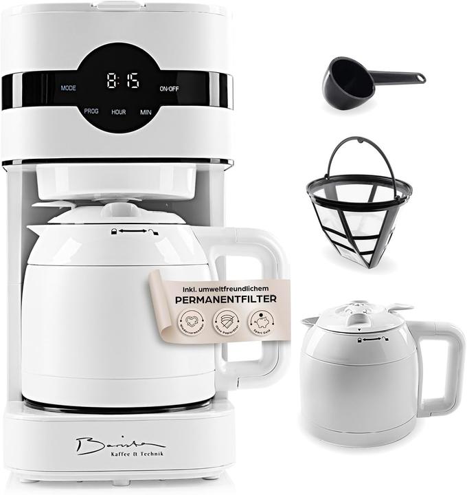 Barista Kaffee & Technik Macchina per Caffè Filtro con Schermo Touch e Timer