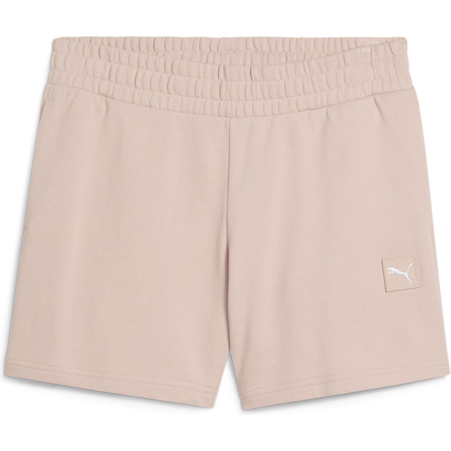 Puma, Damen, Sporthose, ESS ELEVATED Mid-Rise Shorts 5" (XXL), Rosa, XXL