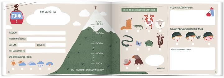 Produktbild Mein Gipfelbuch (Deutsch, Daniela Layher, 2022)