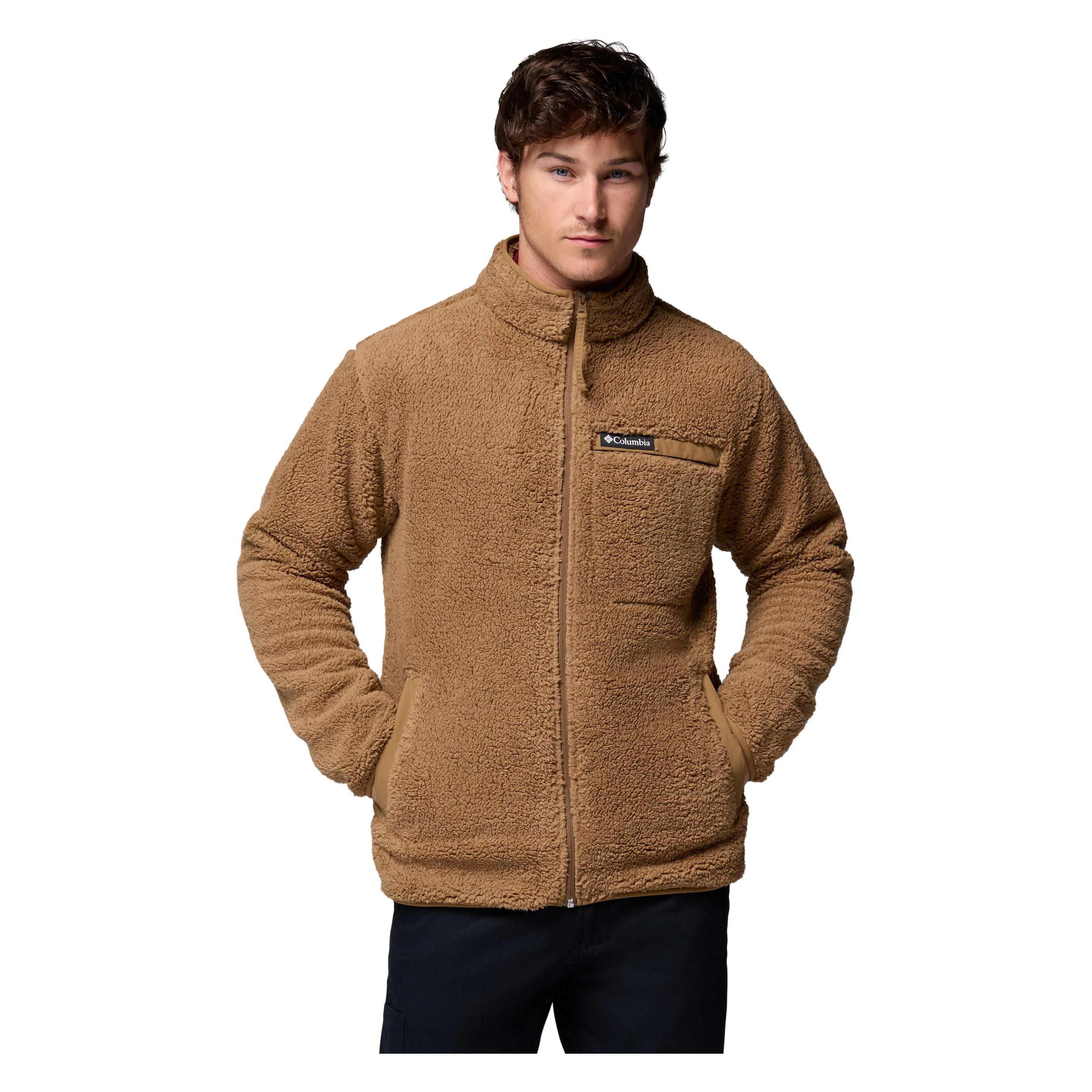 Columbia, Herren, Outdoorjacken, Rugged Ridge™ High Pile Full Zip (L), Braun, L