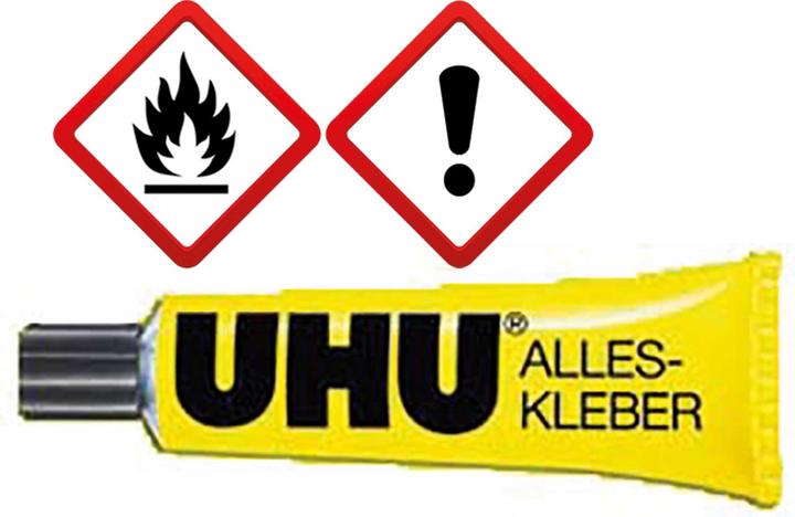 Actual product image UHU The all-purpose glue tube 125g (150 g, 125 ml)