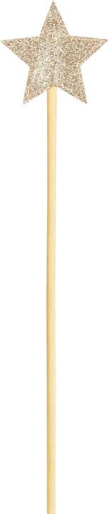 Partydeco Zauberstab Gold, 8.5 x 36 cm