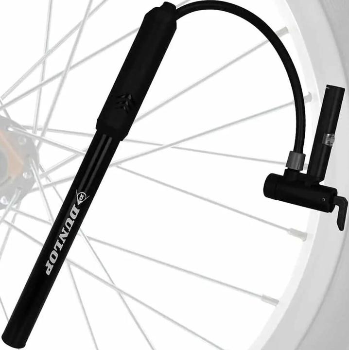 Produktbild Dunlop Fahrradpumpe mit Druckanzeige