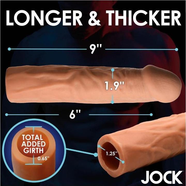 Actual product image Jock Extra lange PenisHülle 22,5 cm Beige