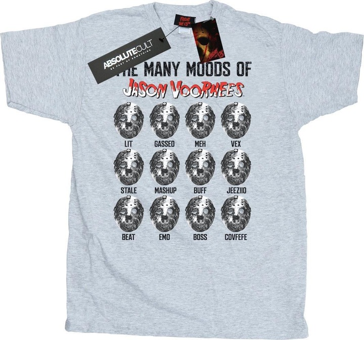 Immagine prodotto Absolute Cult The Many Moods Of Jason Voorhees Maglietta Uomo (S)