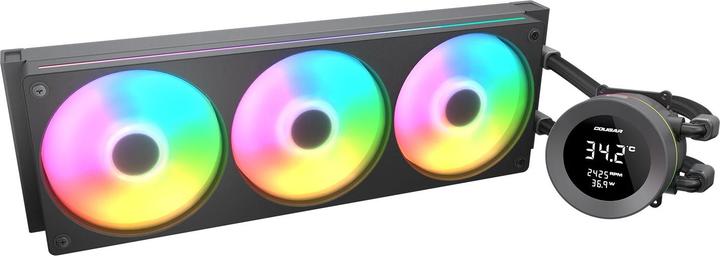 Produktbild Cougar CPU Wasserkühlung Poseidon Vistek 360, ARGB, Schwarz