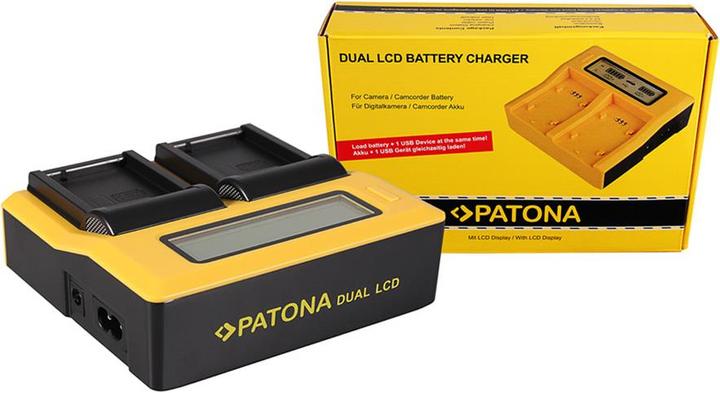 Actual product image Patona Panasonic BLC12 Dual LCD (Camera battery charger)