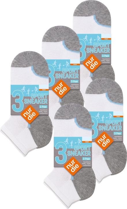 Immagine prodotto Nur Die Sneakersocken Sport und Alltag (confezione da 15, 39 - 42)