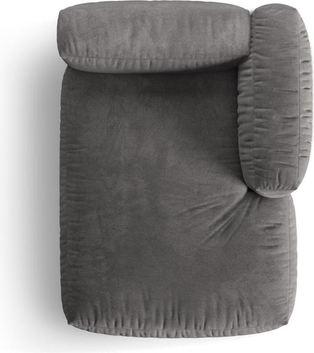 Image du produit Micadoni Chaise longue modulable droite, "Martina", 1 Place, 176x123x75 Fabriqué en Europe (Recamière)
