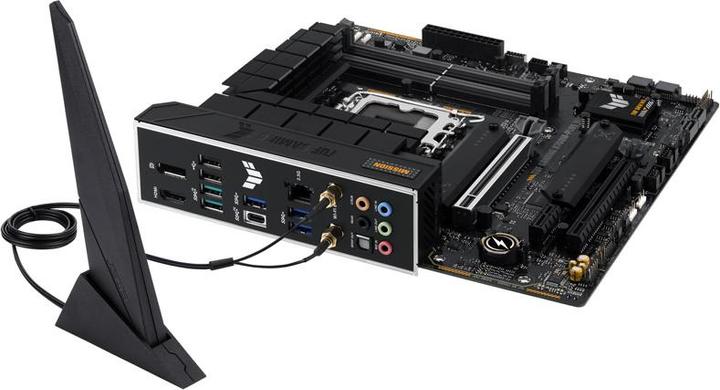 Actual product image ASUS TUF GAMING B760M-PLUS WIFI (LGA 1700, Intel B760, mATX)