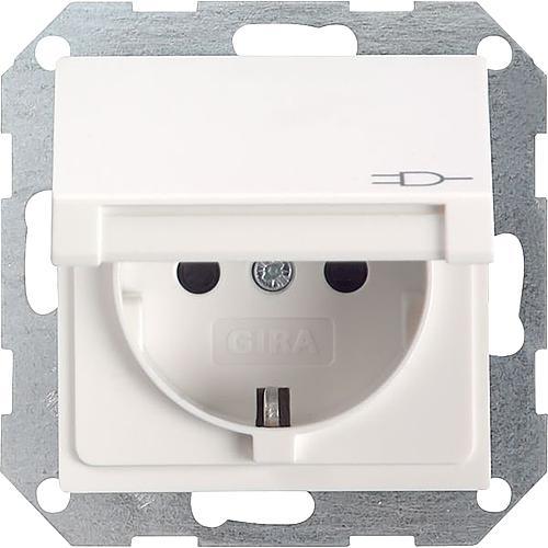 Productafbeelding Gira SCHUKO KD System 55 Zuiver wit 445403