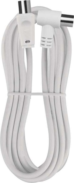 Immagine prodotto Emos Cavo coassiale per antenna, schermato 2,5 m - spina angolare (Cavi antenna)