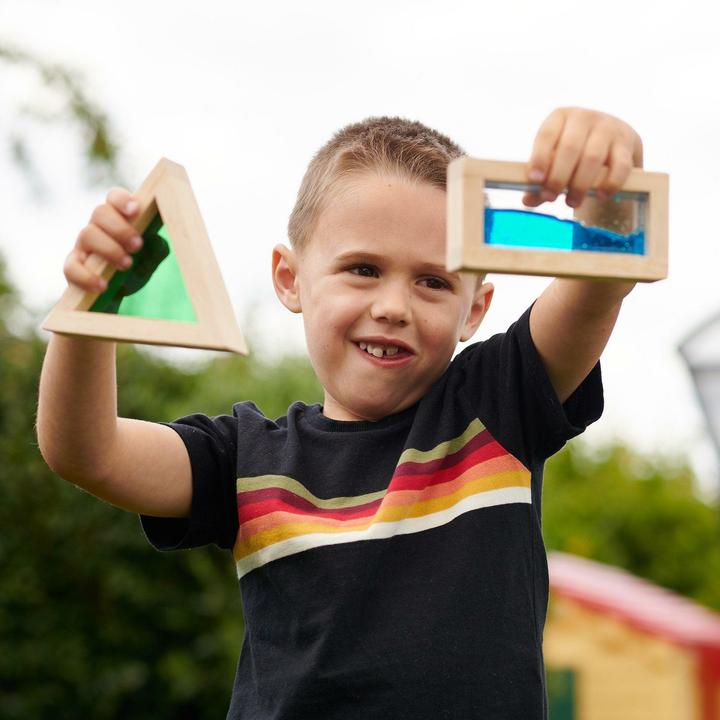 Productafbeelding TickiT Sensorische bouwstenen (16 stuks) volgens Montessori