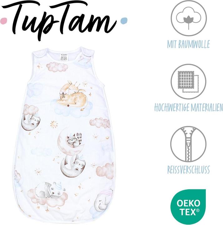 TupTam Schlafsack rmellos 2.5 TOG (2.5 TOG, Ganzjahr, Sommer)