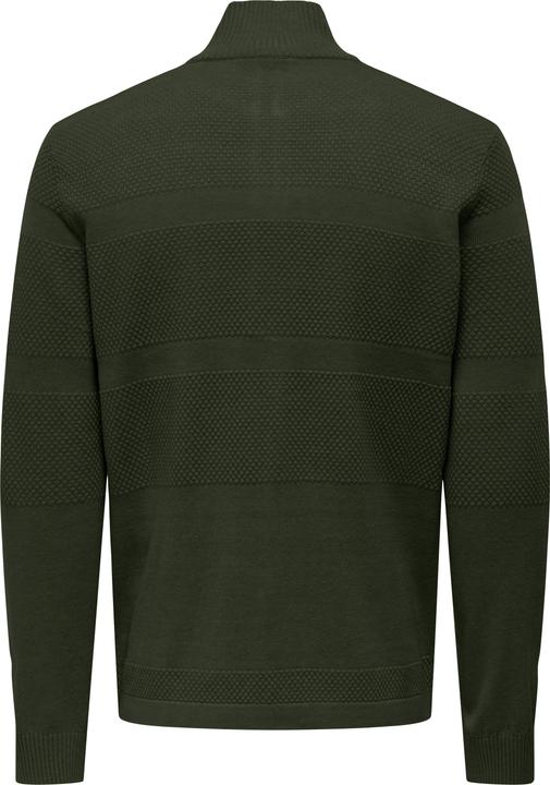 Produktbild Only & Sons Onsmalik Reg 12 Pin Zip Cardigan Knit (3XL)