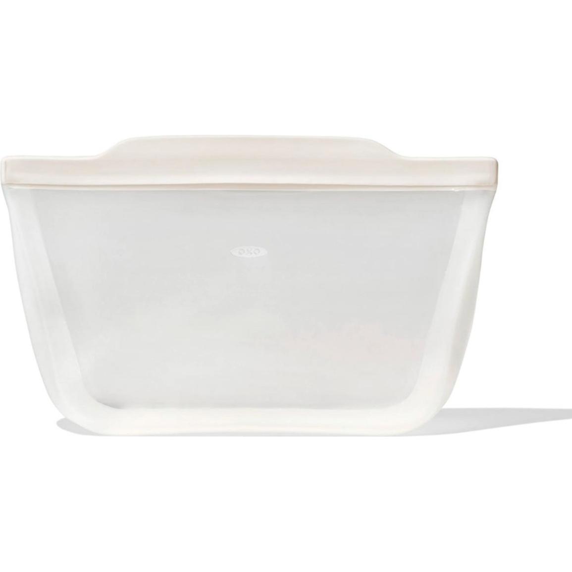 OXO Good Grips Wiederverwendbare Silikonbeutel, Lebensmittelverpackung, Transparent