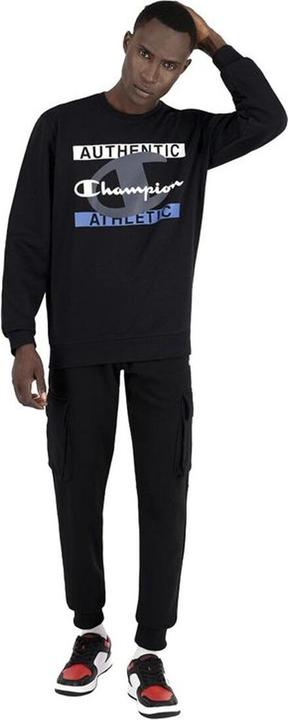 Produktbild Champion Herren Sweater ohne Kapuze Authentic Athletic Schwarz (S)