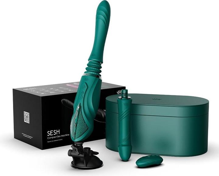 Actual product image Zalo Sesh shock heating vibrator with remote control
