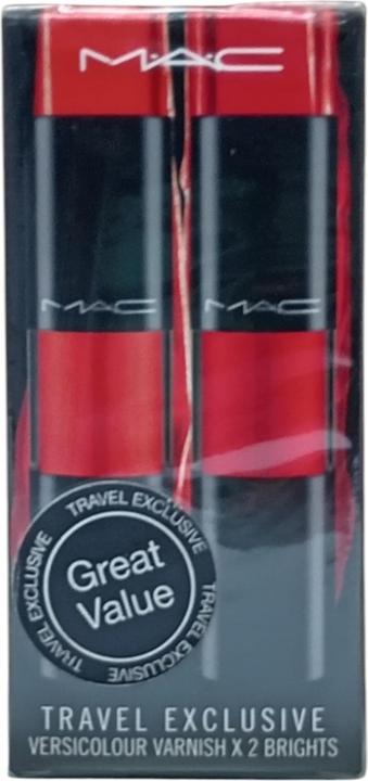 Actual product image MAC Cosmetics Travel Exclusive Versicolour Varnish Effervescent and Serial Stain (Colour paint)