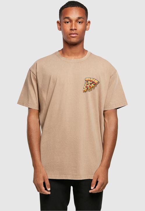 Image du produit Merchcode Pizza Comic Acid Washed Tee surdimensionné - 112823 (L)