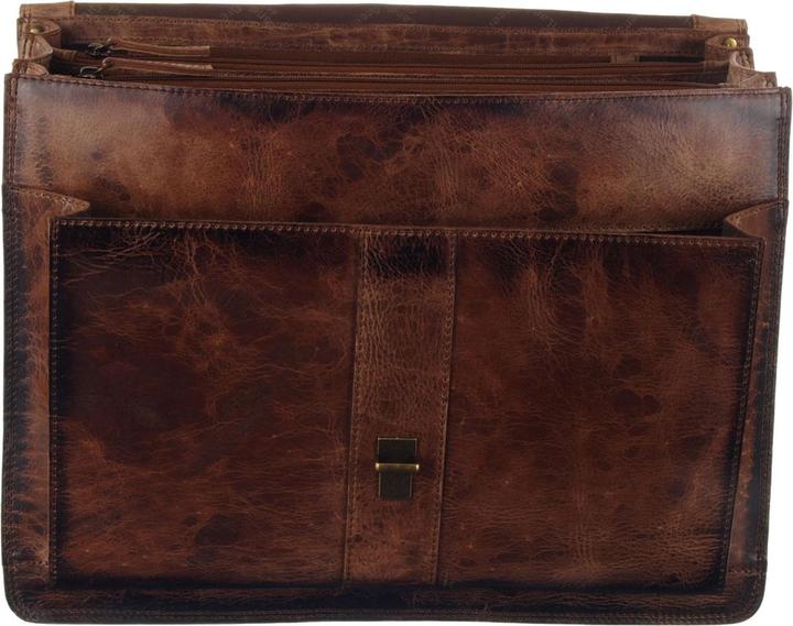 Actual product image Greenland Nature Mascu & Line briefcase leather 40 cm