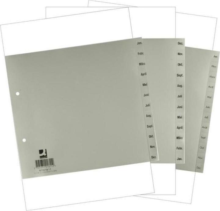 Actual product image Q-Connect Partially covered register made of PP