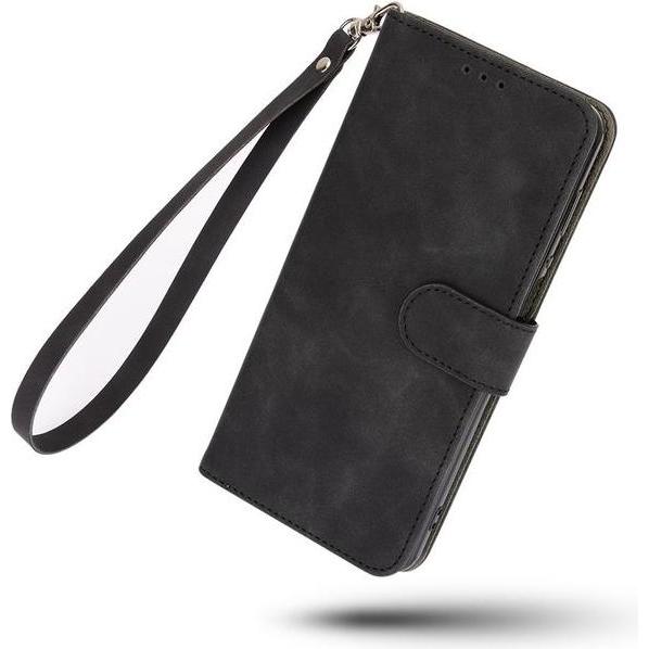 Thumbnail - MU Classic Classic IV Leder Bookcover Series (Vivo Y21, Vivo Y33s, Vivo Y21s), Smartphone Hülle, Schwarz