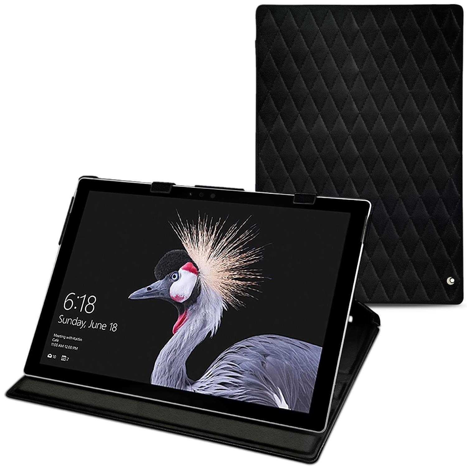 Noreve Lederschutzhülle (12.30", Microsoft), Notebooktasche, Schwarz