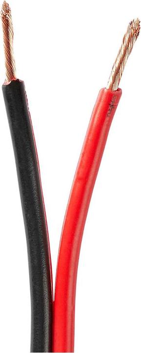 Immagine prodotto Nedis Cavo per altoparlanti| 2x 2,50 mm²| Rame| 100,0 m| Rotondo| PVC| Rosso Nero| - Verlä (100 m, 2.50 mm².)