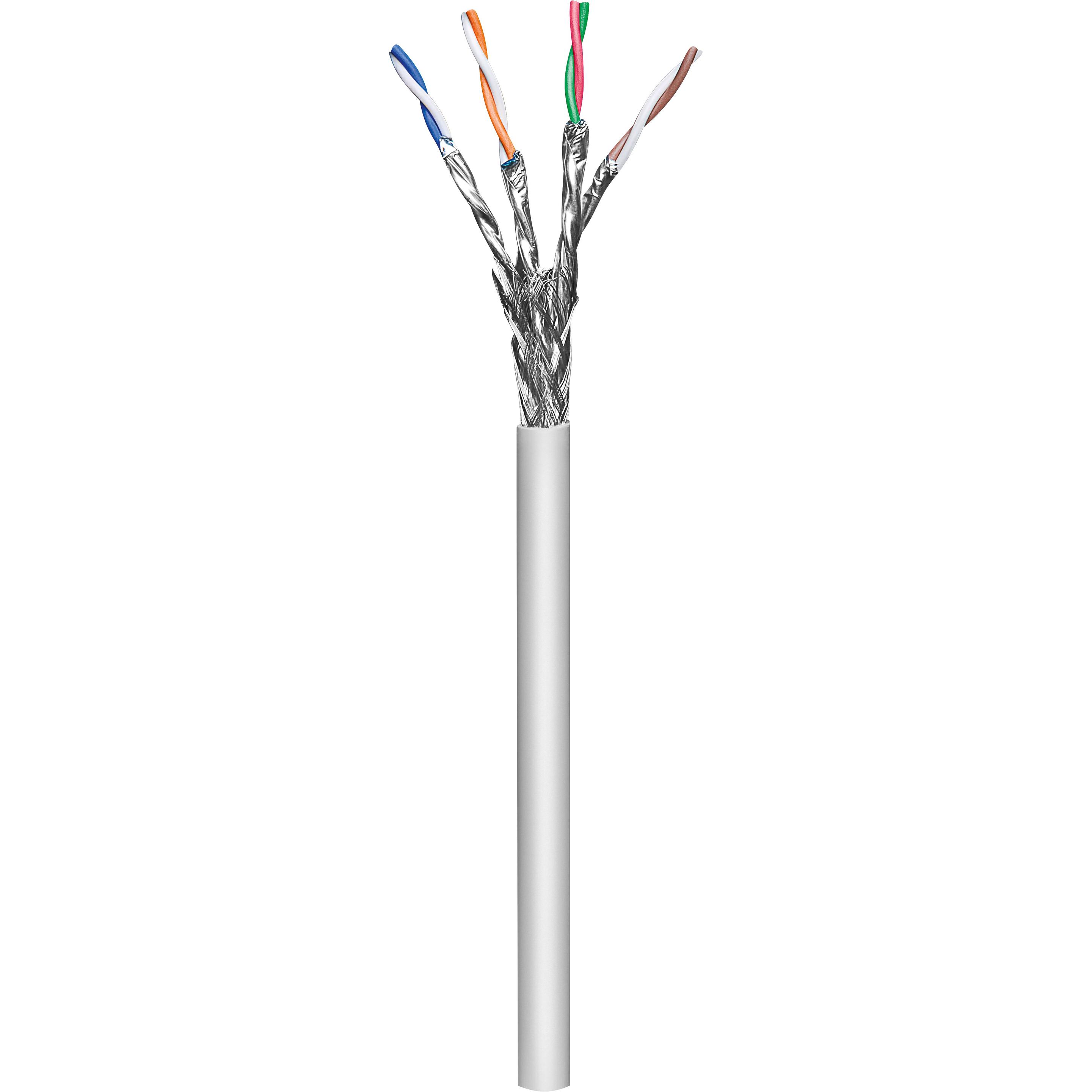Goobay Netzwerkkabel (S/FTP, CAT6, 50 m), Netzwerkkabel